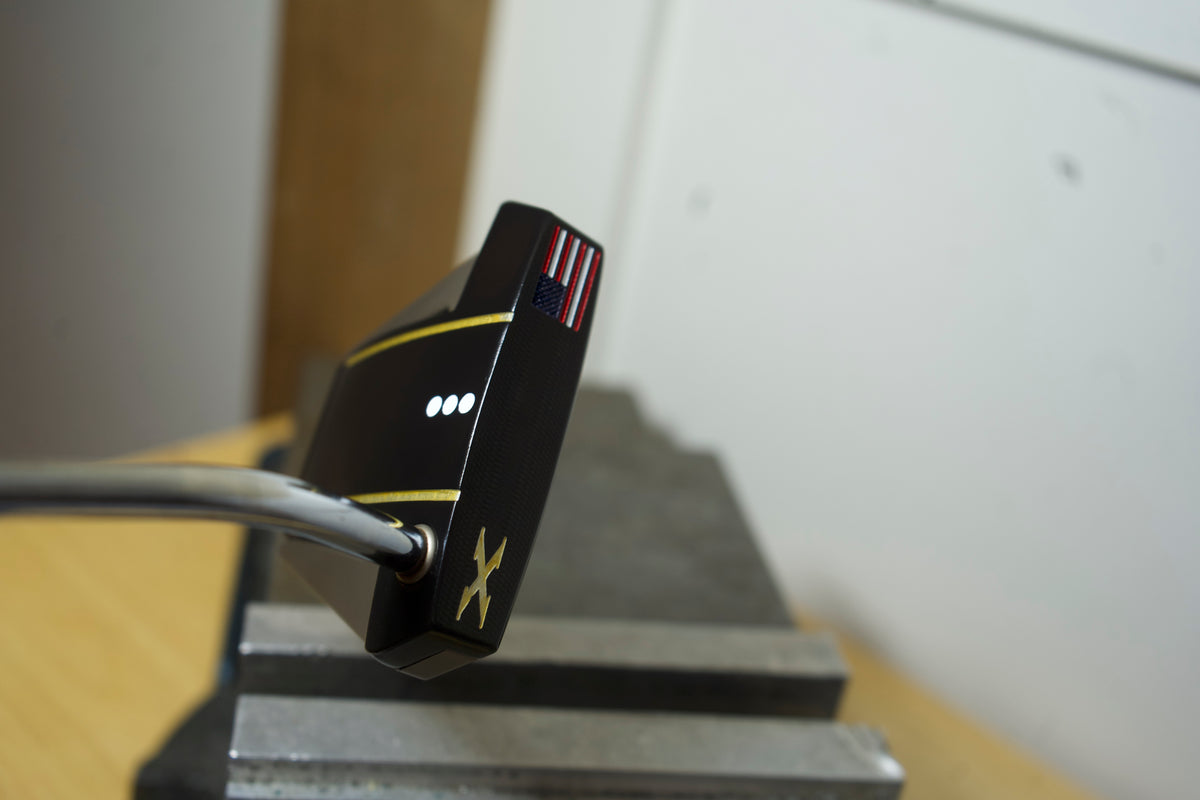 Scotty Cameron Phantom 7.5 LH – USA Flag Build – Burnt Antler & Black