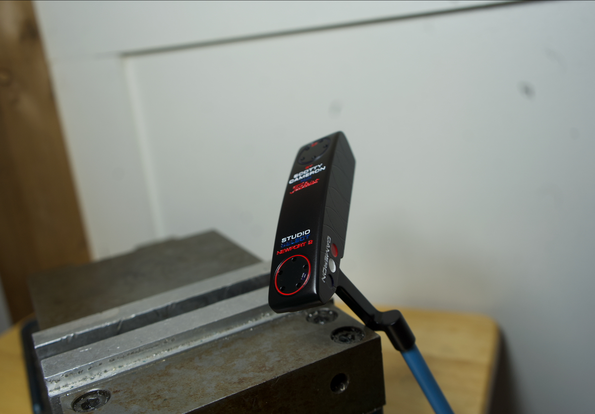 Scotty Cameron Studio Select Newport 2- Black Finish, USA Paint fill