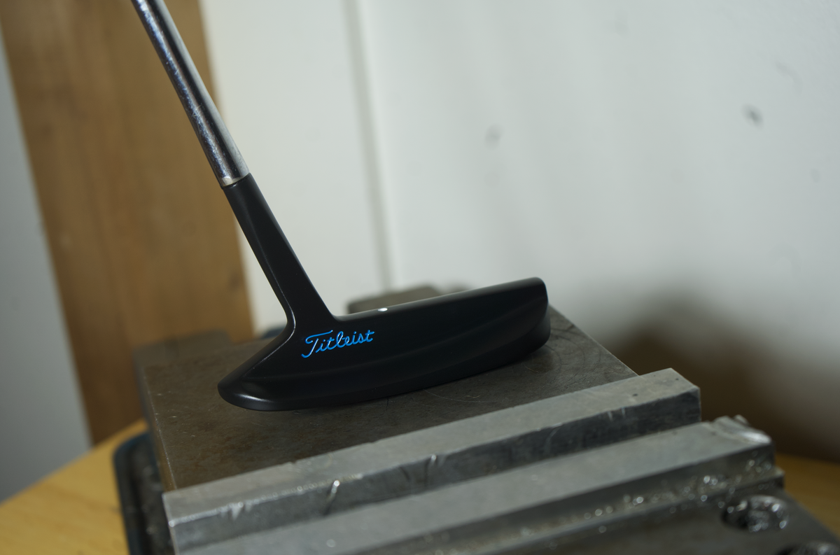 Scotty Cameron Coronado Two - Black Finish , Baby Blue Paint fill