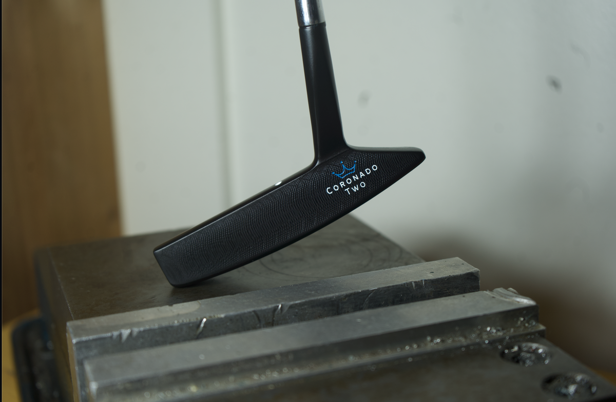 Scotty Cameron Coronado Two - Black Finish , Baby Blue Paint fill