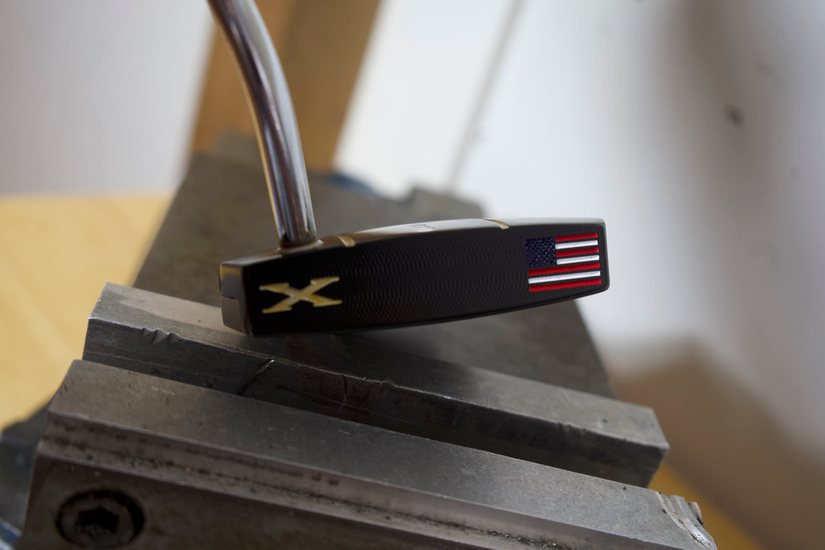 Scotty Cameron Phantom 7.5 LH – USA Flag Build – Burnt Antler & Black